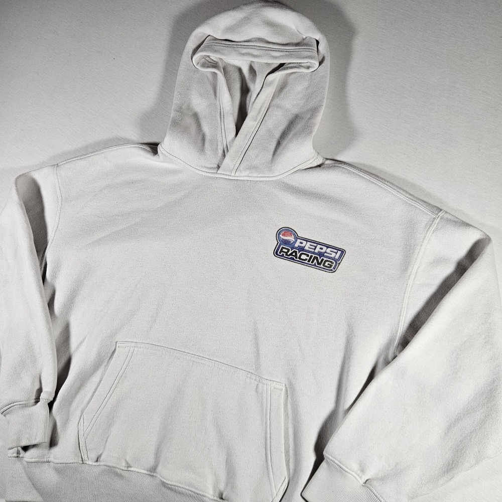 Hollister Boxy Pepsi Racing NASCAR Jeff Gordon Graphic Hoodie HTF Medium S‎